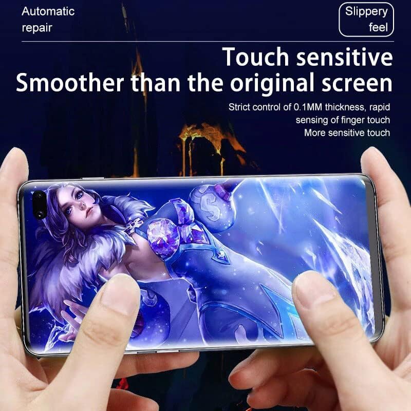 OnePlus Nord N300 için PORRVDP Hidrojel ekran Koruyucu film, 2 Adet Şeffaf Yumuşak TPU koruyucu Film (Temperli Cam DEĞİL)