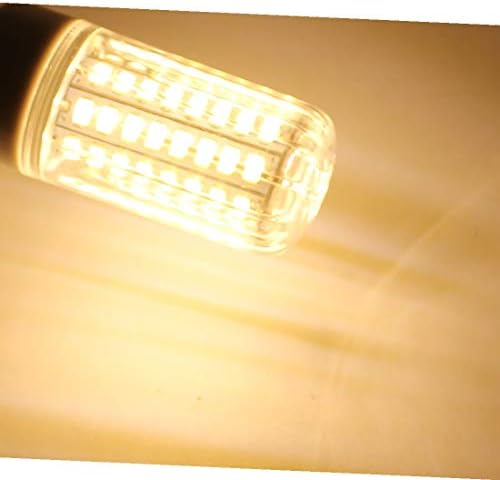 Yeni Lon0167 AC 220V E14 7W Sıcak Beyaz 74 LEDs 5736 SMD Enerji Tasarrufu Silikon Mısır Ampul (AC 220V E14 7W warmweiß 74