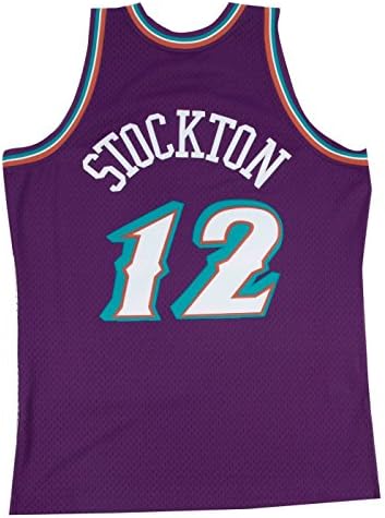 Dış malzeme John Stockton Utah Caz NBA Mitchell & Ness Gençlik Gerileme Swingman Forması