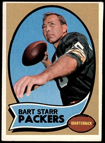 1970 Topps 30 Bart Starr Green Bay Packers (Futbol Kartı) VG/ESKİ Packers Alabama