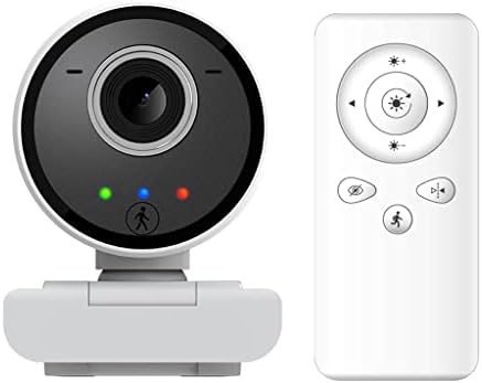 CLGZS Kamerası İnsansı Otomatik İzleme 1080P Uzaktan Kumanda ile pc bilgisayar Laptop için Video USB Webcam Mikrofon ile
