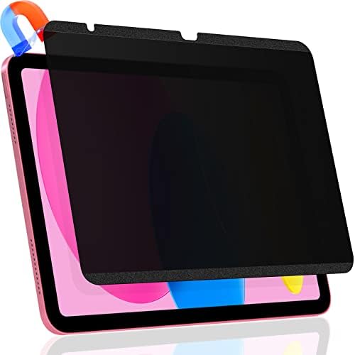 Mamol Manyetik iPad 10.9 10. Nesil 2022 Gizlilik Ekran Koruyucu, Çıkarılabilir ve yeniden kullanılabilir Anti Mavi ışık parlama