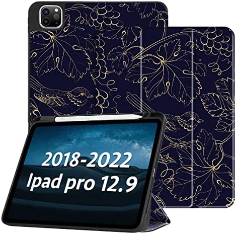 SUROCASE iPad Pro 12.9 için Kılıf 2022(6. Nesil)/2021(5. Nesil) Kalemlik ile [iPad 2. Kalem Şarjını Destekleyin], iPad Pro