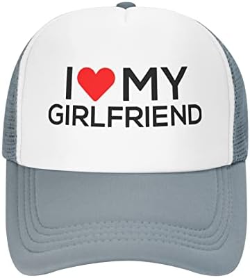 Kız Arkadaşımı Seviyorum şoför şapkası Spor beyzbol şapkası Rahat Hip-Hop Unisex Eğlence Ayarlanabilir Boyutu