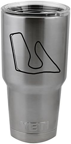 Red Bull Ring Yarış Pisti Haritası vinil yapışkan Çıkartması Yeti Kupa Bardak Termos Pint Cam (4 Geniş Çıkartma SADECE, Bardak