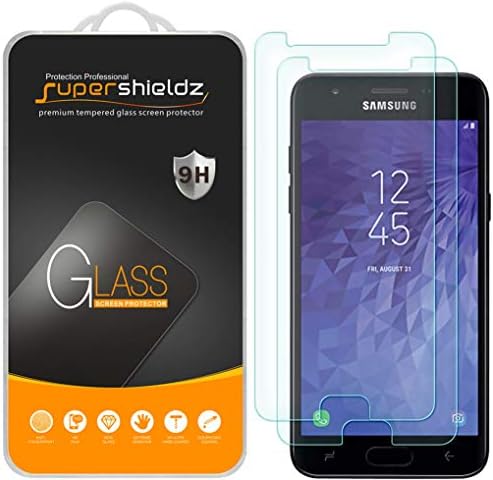 (2 Paket) Samsung Galaxy J3 V J3V (3. Nesil) ve Galaxy J3 (3. Nesil) (Verizon) için Tasarlanmış Supershieldz Temperli Cam
