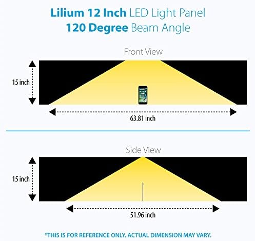 Lightkiwi F1045 Lilium 12 İnç Sıcak Beyaz Modüler LED Altında Kabine Aydınlatma-Temel Kiti (1 Panel)