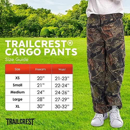 TrailCrest Erkek Camo Taktik Avcılık yürüyüş pantolonu