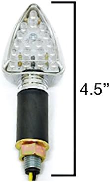 Krator Mini özel LED dönüş sinyal gösterge ışıkları lamba ile uyumlu Harley Davidson sokak turu yol Glide klasik