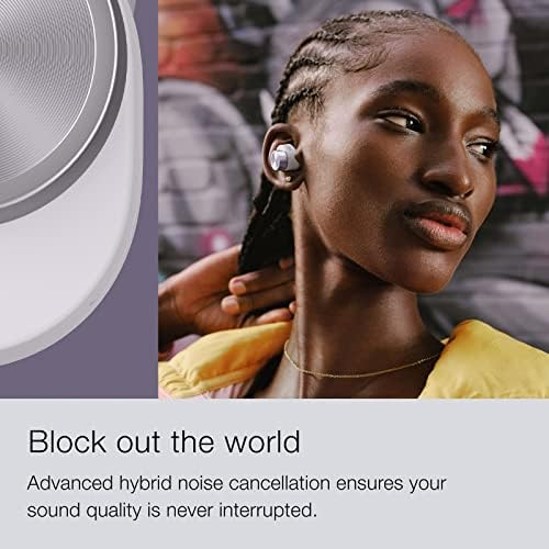 Bowers & Wilkins Pı5 S2 Gerçek Kablosuz Kulaklıklar, Mikrofonlu Kulak İçi Bluetooth Kulaklıklar, Aktif Gürültü Engelleme,