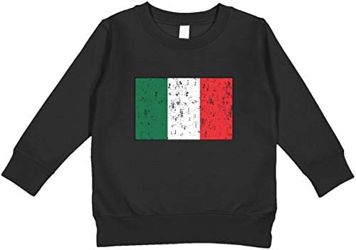 Amdesco İtalya Bayrağı İtalyan Yürümeye Başlayan Çocuk Sweatshirt