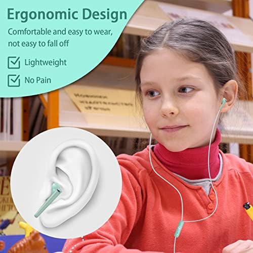 DTMNEP Çocuklar Sevimli Kulaklıklar Saklama Kutusu ile Okula Dönüş için Kulaklıklar, Çocuklar için Unicorn Kulaklıklar Elektronik
