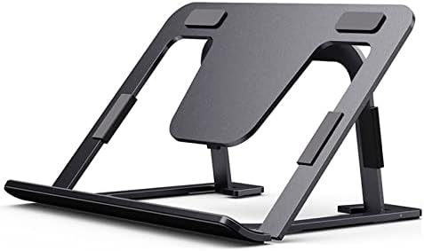 QYTECdnzj Bilgisayar Standı Alüminyum Alaşım Tablet Standı Katlanabilir Masaüstü Standı Tablet Standı (Renk: Gri)