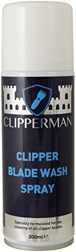 Clipperman Unisex'in CLP0075 Kesme Bıçağı Yıkama Spreyi, Berrak, Düzenli