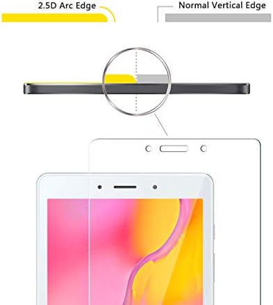 Orzero (2 Paket) Samsung Galaxy Tab İçin uyumlu Bir 8.0 2019 SM-T295, T290 Temperli Cam Ekran Koruyucu, 9 Sertlik HD Çizilmez