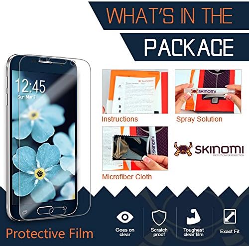 Skinomi Ekran Koruyucu ile Uyumlu Huawei Mediapad T3 10 Temizle TechSkin TPU Anti-Kabarcık HD Film
