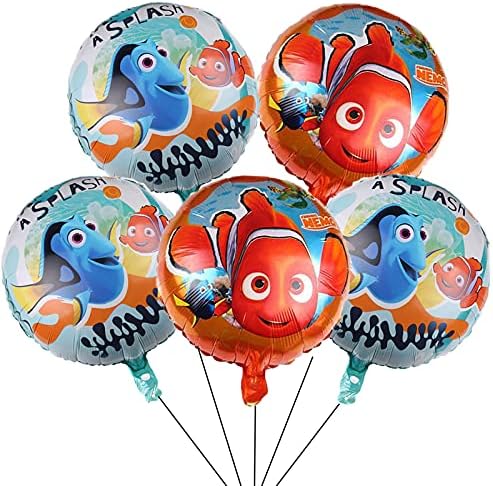 5 ADET Finding Nemo Balonlar Çocuklar için Doğum Günü Bebek Duş Finding Nemo Tema Parti Süslemeleri