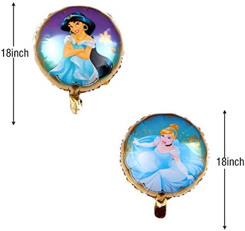 9 ADET Disney Prenses Balonlar Çocuklar için Doğum Günü Bebek Duş Prenses Tema Süslemeleri