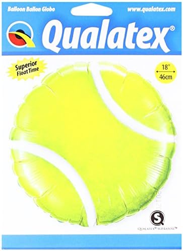 Tenis Topu Şekilli 18 Mylar Balon Parti Sporları