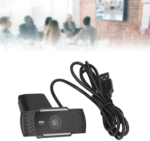 FTVOGUE Full HD 1080P Bilgisayar Kamera Mikrofon Otomatik Gürültü Azaltma PC Kamera USB Stereo Webcam Dönebilen Klip, Akıllı